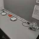 EDISHINE Minimalist LED Corner Floor Lamp with Remote, Set of 2 Modern Dimmable Mood Light, 57.5" Tall Floor Lamp for Bedroom, Living Room, 7 Color Temperature 2700-6000K, (White)