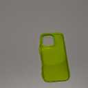 Fluorescent Green Case for iPhone 16 Pro/Soft Translucent Protective Phone Case Cover/Cute Trendy Minimalist Case 6.3 Inch (Neon Green)