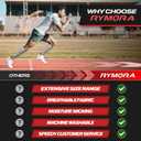 Rymora Calf Compression Sleeves Men Women - Leg Compression Sleeve Footless Socks - Shin Splint Relief Fitness Running (XX-Large, Gray)