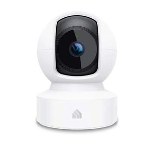 Kasa 1080p Indoor Pan/Tilt Wired Security Camera - Works as a Baby & Pet Monitor, Motion Detection & Tracking, 2-Way Audio, Night Vision, Subscription-Free Local Storage or Optional Cloud, EC70