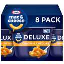 Kraft Deluxe Mac and Cheese, 8 Cups, for Easy Dinner or Dinner Sides, Original Flavor, No Artificial Flavors or Dyes, 2.39 oz (19.12 Ounce (Pack of 1))