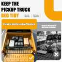 Truck Bed Divider Compatible with 2015-2026 Ford F150 | Adjustable Truck Bed Organizer, Cargo Divider Trunk Organizer Replacement for 2025 F150 Accessories, Luggage Divider