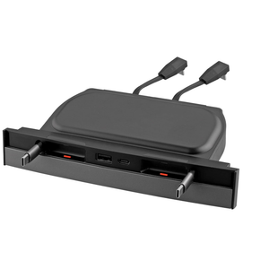 EYPINS 
USB Charger Hub for Tesla Model Y 2021-2024 & Model 3 2021-2023 Accessories, Fast Charging Hub with Sliding Cover with Type-C+Lightning Retractable Cables (Not Fit Model 3 2024)