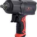 AEROPRO TOOLS 1/2-Inch Composite Air Impact Wrench(A301), Twin Hammer, 1200FT-LBS Max Loosening Torque, 7000RPM, Heavy Duty Pneumatic Impact Gun, for Auto Repair, Tire Shop