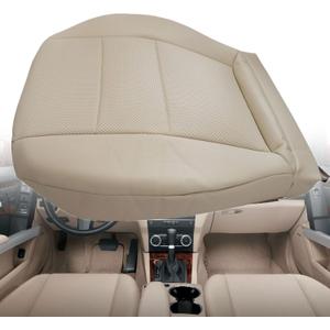 GXARTS Driver Side Bottom lower Replacement Leather Seat Cover Microfiber Leather Tan Compatible with Mercedes Benz GLK250 GLK280 GLK300 GLK350 2008-2015 Fit For Mercedes Benz C250 C300 C350 2008-2014