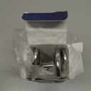 Shower Door Hooks for Towels & Squeegee - No Drill Bathroom Hooks for Frameless Glass Door, Shiny Silver Stainless Steel with Anti-Slip Rubber (2 Pack)