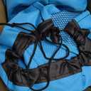 AKSOUL Folding Beach Chair for Adults: Low/High Back Chairs with Carry Bag - Extra Wide Seat Chair with Comfortable Pillow & Storage Pocket (1 Pack & 2 Pack, Blue)