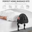 Massage Headrest for Bed, Portable Massage Face Cradle for Bed, Massage Table Kit with Adjustable Height 5.5'' to 17'' for Home, Salon