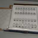 Gamie Premium Glass Chess Set, 10 Inch - Elegant Design - Durable Build - 32 Frosted and Clear Pieces - Felted Bottoms - Easy to Carry - Stable & Fully Functional for Chess Lovers