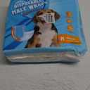 Male Dog Wrap, Disposable Dog Diapers, 40 Count, M (Waist 19.7-23.6), Wetness Indicator, Ultra Protection, Leak Proof, Super Absorbent, Soft