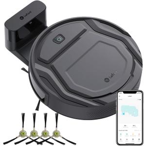Lefant M210 Pro Robot Vacuum Cleaner, 2200Pa Suction, Super-Thin, Quiet, Self-Charging Robotic Vacuum Cleaner, Wi-Fi/APP, Compatible with Alexa(Gray)