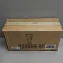 Glasseam Pedestal Glass Vase for Flowers, 7.5in Tall Compote Vase Set of 3, Crystal Clear Vases for Centerpieces, Ribbed Decorative Vases for Home Decor, Cute Footed Urn for Living Room Decorations (Large)