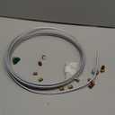 The Stop Shop 25 ft 3/16 Brake Line Kit - Steel Roll WITH Fittings