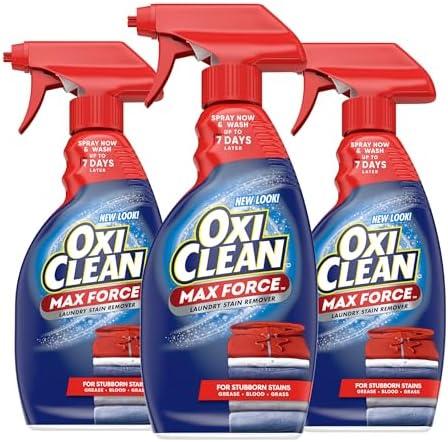OxiClean Max Force Laundry Stain Remover Spray, 12 Fl. Oz, 3-Pack​