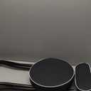 UWEAR 1 PCS Folding Bar Stool with Back, Tall Foldable Stool Seat Padded Portable Stools Counter Height Foldable Stools Chairs Collapsible Stool for Adults Kitchen Island (Black)