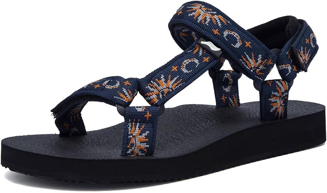 Women's Original Sport Sandals Hiking Sandals with Arch Support Yoga Mat Insole Light Weight Outdoor Water Shoes (7)