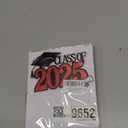 LINGBOOM Class of 2025 Graduation Cake Topper Red Glitter Congrats Grad Cake Decorations Happy Graduation Congratulations Grad 2025 We are So Proud of You Party Supplies (Red) 5 Pack