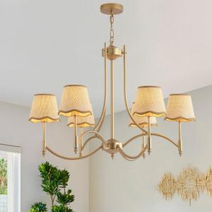 Modern Gold Farmhouse Chandelier