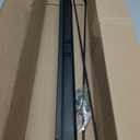 Flamorrow Adjustable Rod and Valance Kit - Fireplace Curtain Rod Kit for Spark Screens and Mesh Screen Curtain, Black