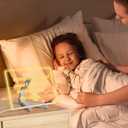 Acrylic Dry Erase Board with Light 11.8 X 7.9 Clear Light up Dry Erase Board with Stand Desktop Glow Memo LED Letter Rewritable Message Board White Board LED Note Board with 7 Color Markers