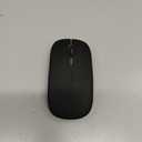 Wire Less 2.4G Ergonomic Dual Mode LED Breathing Light 500mAh Rechargeable Battery Adjustable DPI Office (Black)