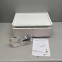 Floating Nightstand,Wall Mounted Night Stand with Drawer,Small Floating Shelves,Floating Wood Bedside Table for BedroomLiving RoomBathroom (White)