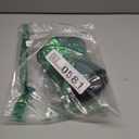 7Yards Ruffled Lace Fabric for Fashion Designers, Ideal for DIY Clothing and Sewing Decoration, Includes Silk, Organza Ribbon, Iridescent Ribbon, and Fabric Trim (Iridescent Green)