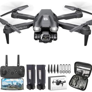 MOCVOO Drone with Camera for Adults, 1080P HD Mini FPV Drones for Kids Beginners, Foldable RC Quadcopter Toys for Boys Girls with Altitude Hold, 3D Flip, 3 Speeds, Headless Mode, Carrying Case