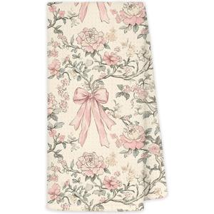 JINYO Kitchen Towels 16 x 24 Inch, Hand Towels Tea Towels Dish for Kitchen Bathroom Decor 438