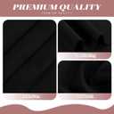 YMHPRIDE 10 Pack Black Tablecloths for 6 Foot Rectangle Tables 60 x 102 Inch - 6ft Rectangular Bulk Polyester Fabric Washable Cloth Cover for Wedding Party Banquet Buffet Restaurant