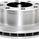 Durago Professional Series Rear Vented Brake Rotor 2 Pack BRR55057 + A-Premium BPD78500 Ceramic Brake Pads for 99–06 Silverado Sierra Tahoe