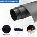 Neoprene Rubber Sheet Roll - 1/8 Inch Thick x 3.2 Inch Wide x 10 Feet Long Solid Rubber Gasket Seal for DIY Gaskets, Pads, Seals, Crafts, Flooring, Cushioning of Anti-Vibration, Anti-Slip