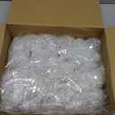 Junkin 48 Pieces Silver Disco Necklaces Bulk Disco Mirror Ball Decoration New Year 70s Party Favors Mini Balls Decoration, 1.57 Inch Stage Props Accessories