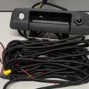 Tailgate Handle Backup Camera Fit for Dodge RAM 1500 2009-2017,Fit for Dodge RAM 2500 3500 2010-2017 Tailgate Reversing Rear View Park Assist Camera RCA Plug Replace# 68084284AB