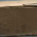 Antarctic Star Mini Compact Refrigerator with Freezer, 3.2 Cu.Ft. Single Door with Adjustable Thermostat,Removable Glass Shelves for Apartment/Dorm/Office,BLACK