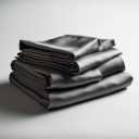 Lunar - Pure 100 Percent Rayon Derived from Bamboo Bed Sheet Set w/Corner Straps, for Hot Sleepers, Soft, Lightweight, Extra Deep Pockets 18 (One Set) (Slate Grey, Cal King) (California King)