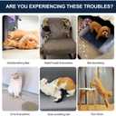 Cat Deterrent Spray - Safe Indoor & Outdoor Deterrent for Furniture Protection, Effective Training Aid with Natural Ingredients - Non-Toxic Anti-Scratch Formula (Blue, M)