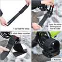 Outus 2 Pairs Kids Bicycle Feet Strap Pedal Straps for Fixed Gear Bike