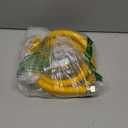 Puxyblue [2025 NEW] 72" Flexible Gas Line Kit for Dryer Stove Range Flexible Stainless Steel Gas Dryer Kit - 5/8" OD(1/2" ID) Dryer Gas Line with Connector 3/4" FIP & 1/2" MIP & 3/4" MIP Fitting