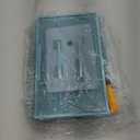 Subekyu 3 Tier Paper Desk Organizer with Handle and 1 PC Slideable Letter Tray, A4 Paper File Folder Sorter Metal Mesh Organizer for Home Office School Desk Supplies Organization Storage, Blue (12.6" x 9.1" x 8.1")