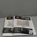 4 Pack 100% Brushed Microfiber Pillow Protector Shams (White, Standard)