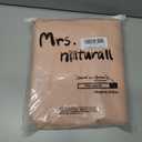 Mrs.Naturall Blush Pink Curtains 42x54 Inch Length for Living Room 2 Panels Blackout Room Darkening Curtain for Bedroom