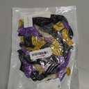 HILAVO Purple Black and Gold Balloon Arch Kit Graduation Balloon Garland Dark Purple and Gold Metallic Black Confetti Balloons for Retirement Wednesday Birthday Baby Shower Engagement Party Decoration