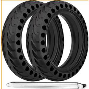 TOUBEUU Solid Tires 8.5x2 Inches for Electric Scooter, 50/75-6.1Replacement Wheels, Rubber Tyre 8-1/2'' for Gotrax GXL V2/XR/APEX & Xiaomi M365/M365 Pro/Pro 2/1S and All 8.5'' Scooter- Black(2PCS)