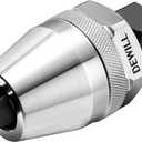 DEWILL Broken Bolt Remover, Stud Extractor Tool to Locks and Removes 1/4-Inch to 1/2-Inch Rounded Studs, Hexagonal Flat - Suitable for Rust, Painted, Damaged Waste Bolts