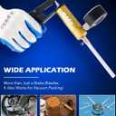 Orion Motor Tech Brake Bleeder Kit with Hand Pump and Pressure Gauge, Hand Vacuum Pump with Brake Bleeder Bottle Adapters Case & Gloves for One Person Brake Fluid Power Steering Fluid Bleeding