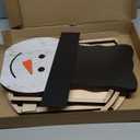 Vercraft 35 Inch Winter Snowman Porch Sign Rustic Outdoor Standing Snowman Porch Decor Wooden Winter Welcome Sign for Christmasholiday Farmhouse Outdoor Indoor Yard Decor Party Favor Gifts