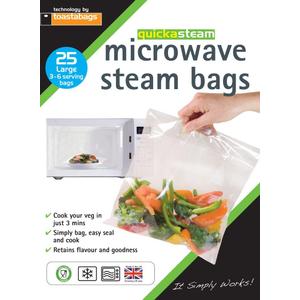 Microwave Steam Bags - 25 Pack