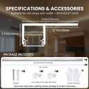 Plaster-in LED Channel 15 Pack 4.6FT/1.4M, LED Strip Aluminum Channel with Milky Diffuser & End Caps, Drywall Trimless Recessed Aluminum Profile for Ceiling Wall Baseboard Trim (69FT)