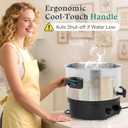 14.5QT Electric Water Bath Canning Machine, Equipped with Temperature Knob Control and Timer Automatic Insulation, Suitable for Beginners and Professionals to Make Canned Fruits, Jams, Pickles, Etc